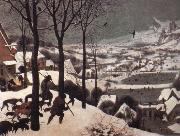 BRUEGHEL, Pieter the Younger The Hunters in the Snow Spain oil painting artist